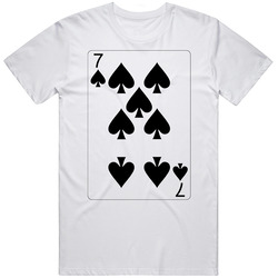 Seven Of Spades Playing Card Group Halloween Costume T Shirt