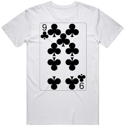 Nine Of Clubs Playing Card Group Halloween Costume T Shirt