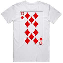 Ten Of Diamonds Playing Card Group Halloween Costume T Shirt