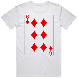 Six Of Diamonds Playing Card Group Halloween Costume T Shirt