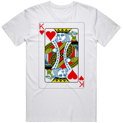 King Of Hearts Playing Card Group Halloween Costume T Shirt