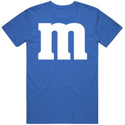 M & M's Blue Group Halloween Costume Funny T Shirt