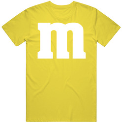 M & M's Yellow Group Halloween Costume Funny T Shirt