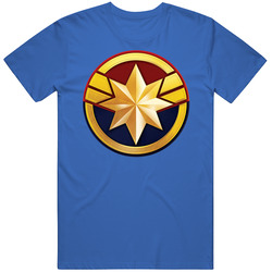 Captain Marvel Superhero Halloween Costume T Shirt