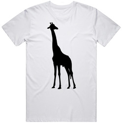 Giraffe Silhouette Animal Kingdom Group Halloween Costume T Shirt