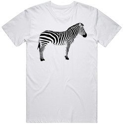 Zebra Silhouette Animal Kingdom Group Halloween Costume T Shirt