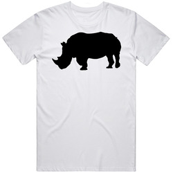Rhinoceros Silhouette Animal Kingdom Group Halloween Costume T Shirt