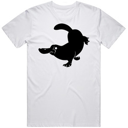 Platypus Silhouette Animal Kingdom Group Halloween Costume T Shirt