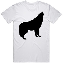 Wolf Silhouette Animal Kingdom Group Halloween Costume T Shirt