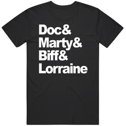 Doc & Marty & Biff & Lorraine Back To The Future Movie Fan