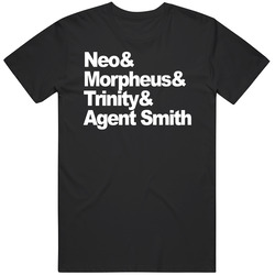 Neo & Morpheus & Trinity & Agent Smith The Matrix Movies F