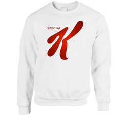 Special K Logo Greatest Cereal Of All Time Breakfast Fan Foodie Crewneck Sweatshirt