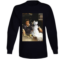 Scarface Snowman Tony Montana Long Sleeve T Shirt