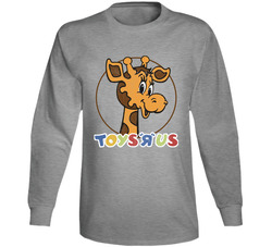 Vintage Distressed Toys R Us Logo Fan Long Sleeve T Shirt