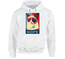 Grumpy Cat Nope Hope Poster Funny Meme Hoodie