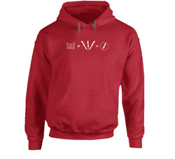 Big Bang Theory Sheldon Red Flash Equation Hoodie