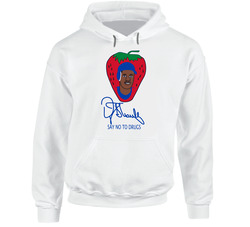 Darryl Strawberry Say No To Drugs Baseball Hoodie