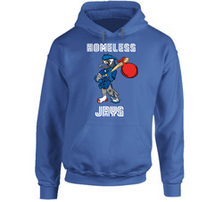 Homeless Jays Toronto Blue Jays Buffalo Blue Jays Fan Gifts Hobo Funny Parody Royal Blue Hoodie