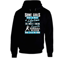 My Son is My Favorite Player Baseball Mom T Shirt - Gift for Mom Hoodie