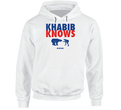 Khabib Knows Nurmagomedov Russian Mixed Martial Artist Fighting A Bear Hoodie