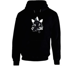 Cool Black Panther Logo Mashup Superhero Hoodie