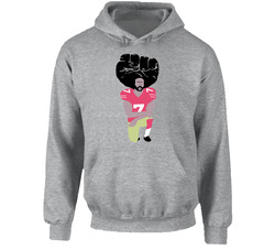 Colin Kaepernick Fist Afro Black Lives Matter Football Player Fan Hoodie