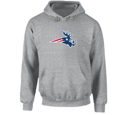 Moose New England Patriots Parody Quinn Ojinnaka Pats Dynasty Patriot Nation Ultimate Football Fan Hoodie