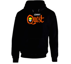 Jonny Quest Tv Cartoon Retro Black Hoodie