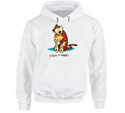 Calvin And Hobbes Hugging Hoodie