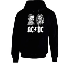 AC DC block BLACK Hoodie