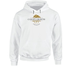 Canopy Growth Corp Cannabis Weed Marijuana Stoner Company Logo Fan Hoodie