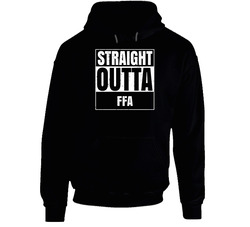 Straight Outta Ffa School Subject Learning Parody Hoodie
