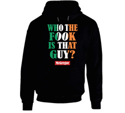 Who The Fook Irish Black Hoodie