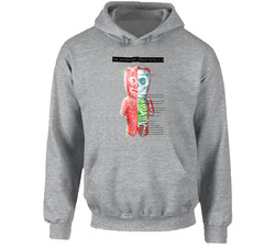 The Quotable Tees Sour Patch Kids Anatomy Funny Halloween Candy Gift Hoodie