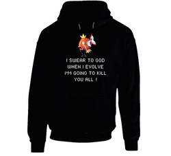 Pokemon Magikarp Evolution Funny Hoodie