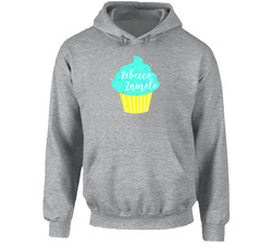 Rebecca Ramolo Teal Cupcake Trending Popular Youtube Personality Hoodie