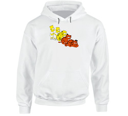 Simpsons Bart Garfield Hoodie