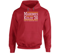 Mahomes Kelce 2020 Make Kansas City Champions Again Hoodie
