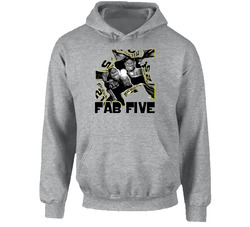 Fab Five Basketball Webber Jalen Rose Hoodie