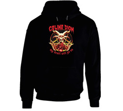 Hilarious Celine Dion My Heart Will Go On Funny Metal Parody Hoodie