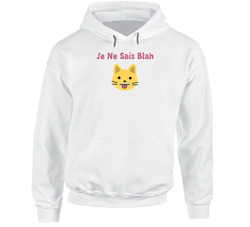 Je Ne Sais Blah Girls Hbo Tv Show Cat Hoodie