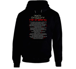 Duck Dynasty Tv Show Top 10 Quotes Hoodie
