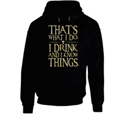 Drink Men Black Hoodie