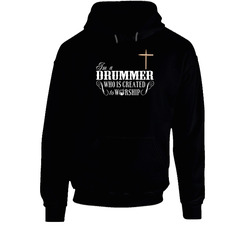 Drummer Created To Worship Hoodie