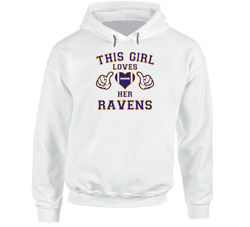 This Girl Loves Her Baltimore Ravens Football Hoodie