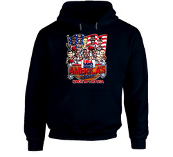 Usa Basketball 1992 Dream Team Caricature Hoodie