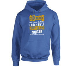Sory Nurse Blue Hoodie