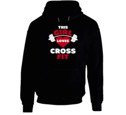 This Girl Loves Crossfit Gym Hoodie