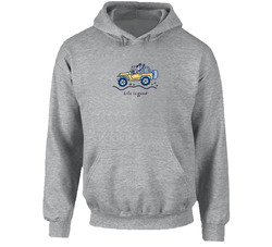 Life Is Good Jeep Girl Cars Funny Hoodie