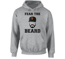 Brian Wilson Fear The Beard Baseball Hoodie